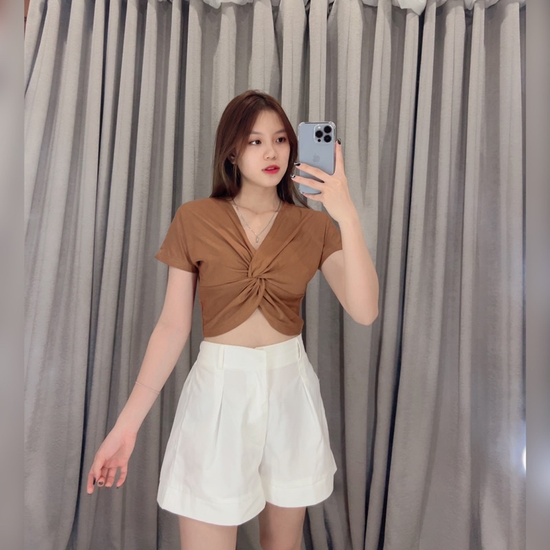 Crop top Cross | Crop top silang | Crop top pita 1659