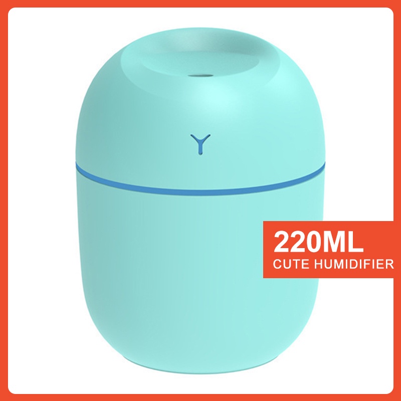 Mini Diffuser Humidifier USB Portable Air Purifier Aromatherapy Essential Oil Difuser-AD10-Hijau