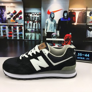 Sepatu Sneakers Desain New Balance nb574 Warna Hitam Putih Ukuran 36-44