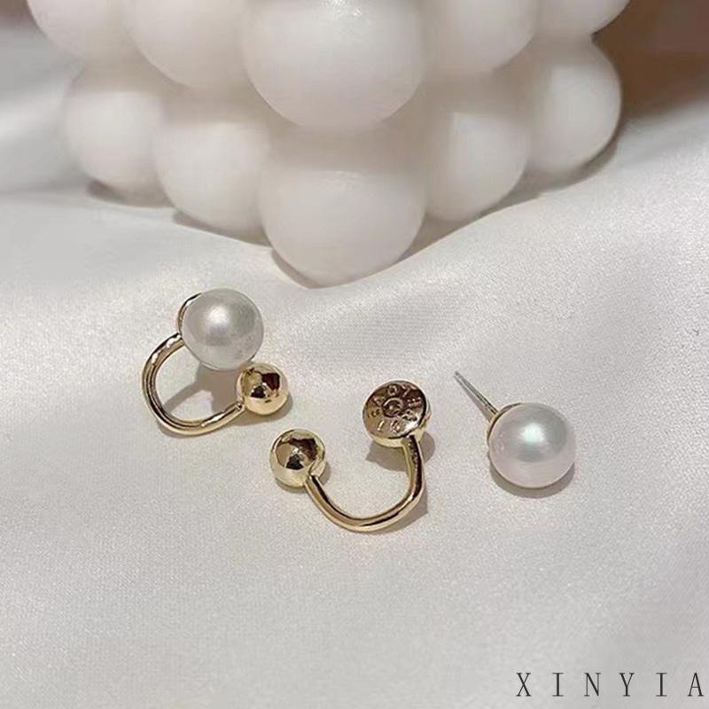 【Bayar di tempat】2023 Mode Baru Anting S925 Silver Desain Mutiara Untuk Wanita