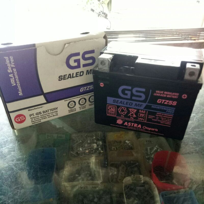 AKI GTZ5S GS SEALED MF / BATTERY GS / HANDAYANI MOTOR