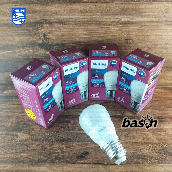 PHILIPS Multipack LED Bulb 4W Putih - Beli 3 Gratis 1