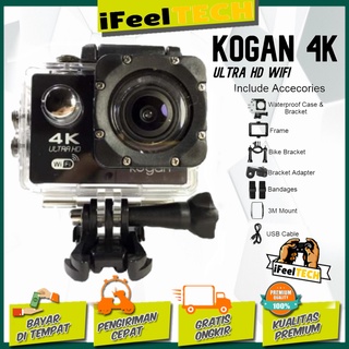 iFeelTech - Sport Camera Wifi Kogan 4k Camera Action 1080p 18MP Action Vlog Camera Wifi Anti Air Waterproof Untuk Vlog Dan Lainnya