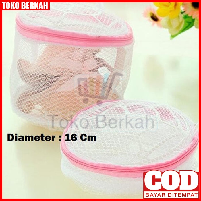 Bra Loundry Bag Kantong Penyimpanan Cucian BH CD Celana Dalam Kancut Lingery di Mesin Cuci Londri-4