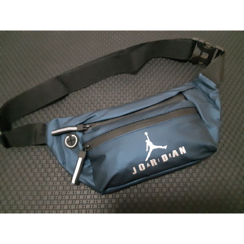 Promo !!! TAS PRIA TAS SELEMPANG WAISTBAG Pria JUMPMAN PREMIUM IMPORT Anti Air