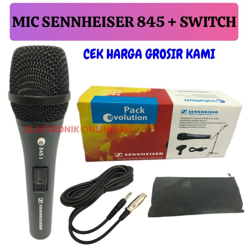 MIC SENNHEISER 845S + SWITCH