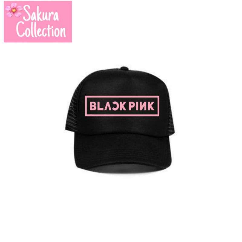 Snapback topi trucker BLACKPINK GIRLBAND KPOP KOREA pria wanita dewasa tee distro player youtuber trucker logo tulisan caps hat jaring hitam baseball olahraga sport sporty premium pria wanita dewasa unisex TERLARIS Murah termurah BEST SELLER