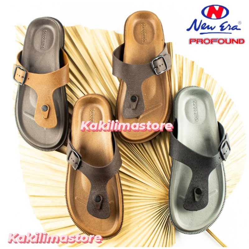 Sandal jepit karet pria New era 1137 sendal dewasa laki laki
