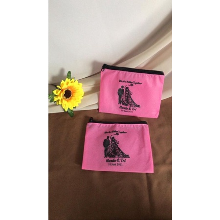 SOUVENIR PERNIKAHAN DOMPET SPUNBOND LARGE