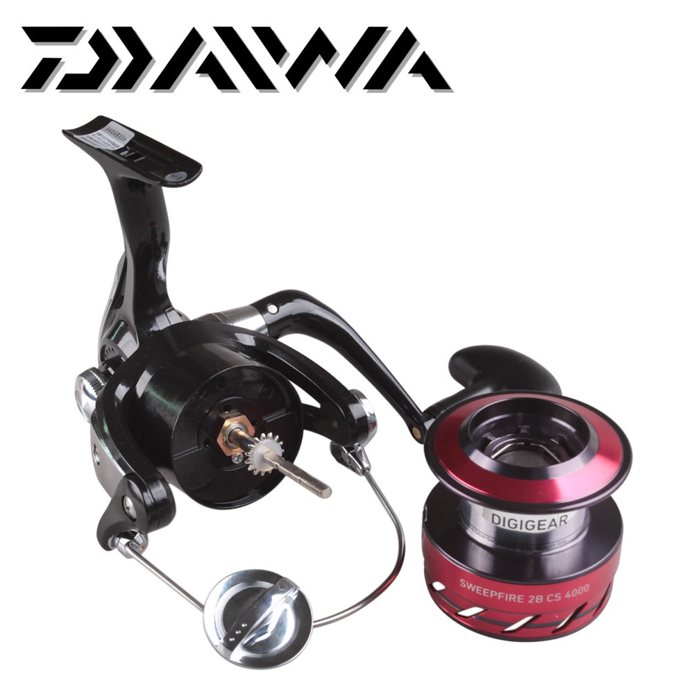 Daiwa Set Reel Pancing Drag Power Kecepatan Tinggi 8kg Max 3500-5000 Bahan Full Metal