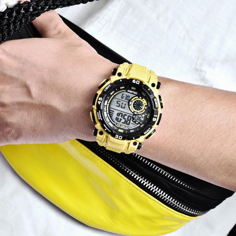 [ COD -ORIGINAL ] Jam tangan pria DIGITEC DG 5030 original tahan air 10 BAR