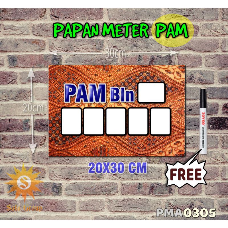 

Safa Papan Meter Listrik PLN PAM motif Unik - Batik 05