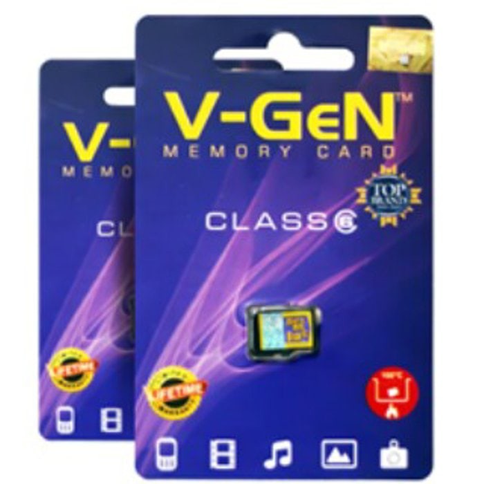 grosir Micro SD VGen 4Gb / 8Gb / 16Gb / 32Gb Class 6 / MicroSd Robot