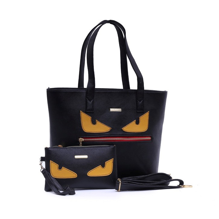Tas Branded Wanita Satu Set Dompet /tas Perempuan Model Baru Distro