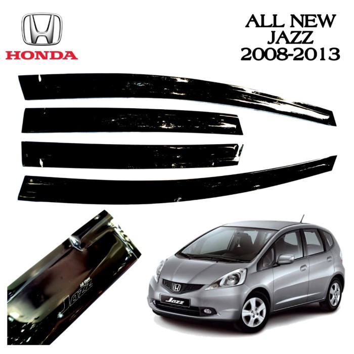 TALANG AIR MOBIL HONDA ALL NEW JAZZ 2008 MODEL SLIM AKRILIK HITAM