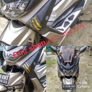 Cover tutup Lampu Sein sen Yamaha Nmax free Sepasang Logo Yamaha  Berkualitas