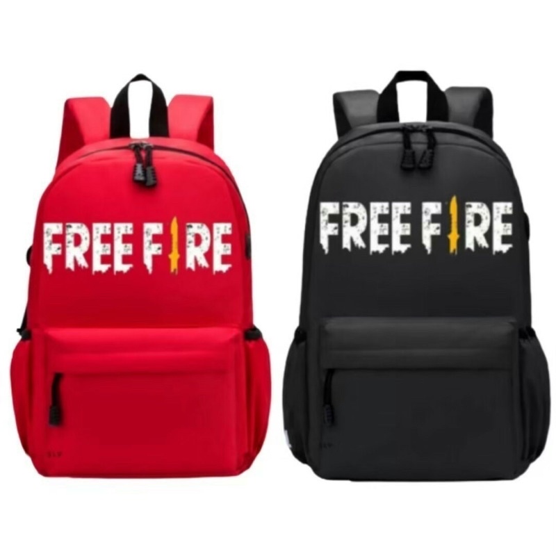 tas ransel anak pria free fire FF tas sekolah anak tas ransel anak sd mobile legends premium