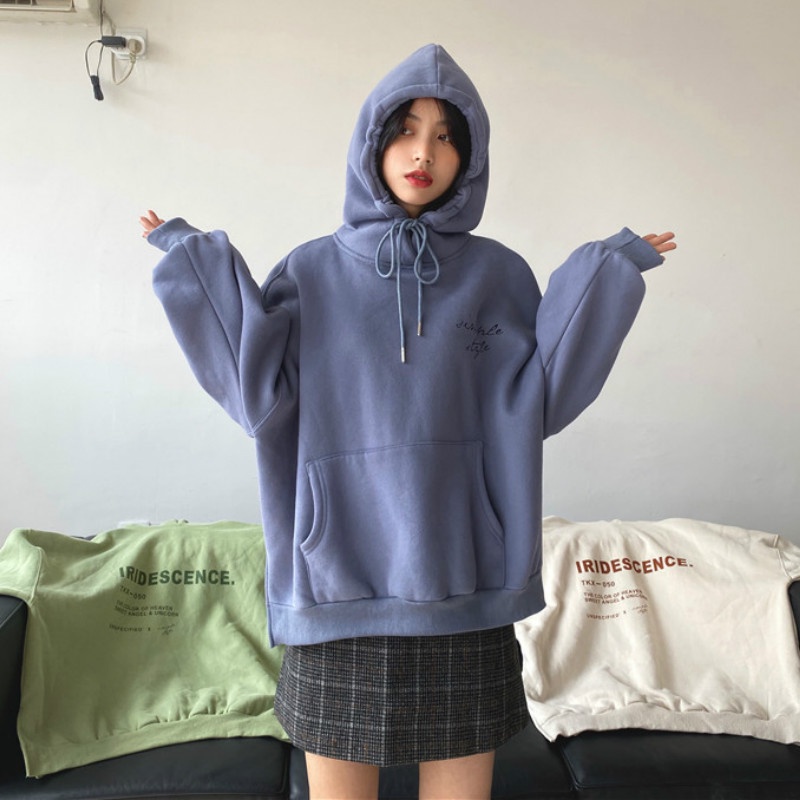 OVERSIZE SIMPLE STYLE VINTAGE HODIE SWEATER UNISEX (V1)