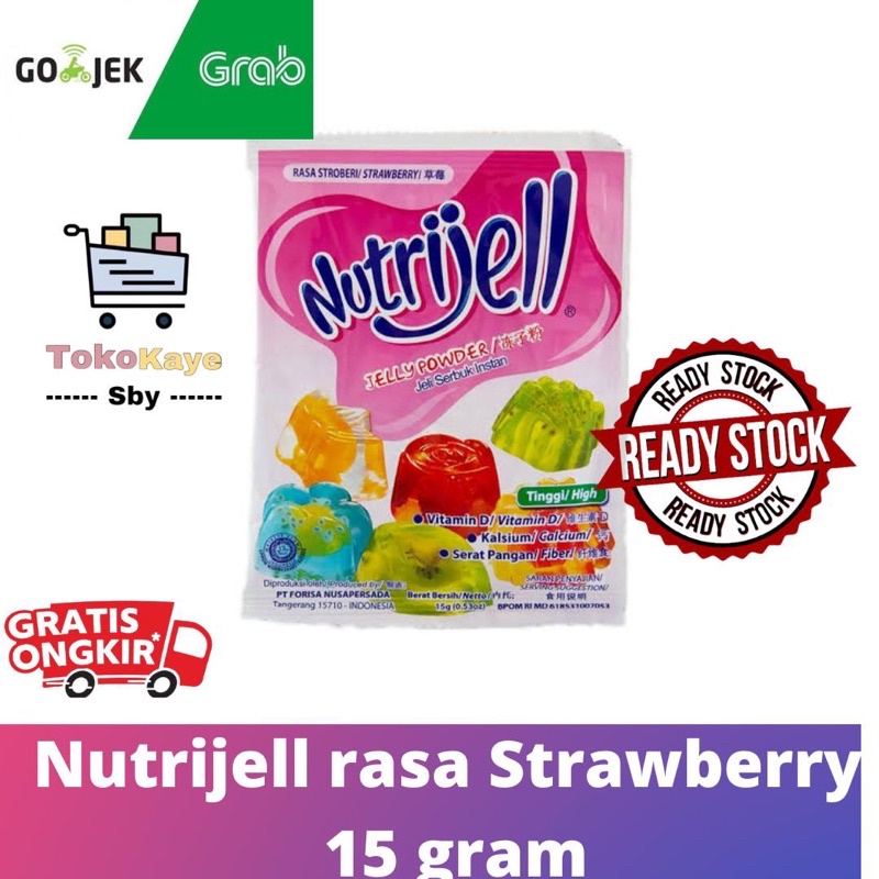 

Nutrijell strawberry 15gr 1 pcs