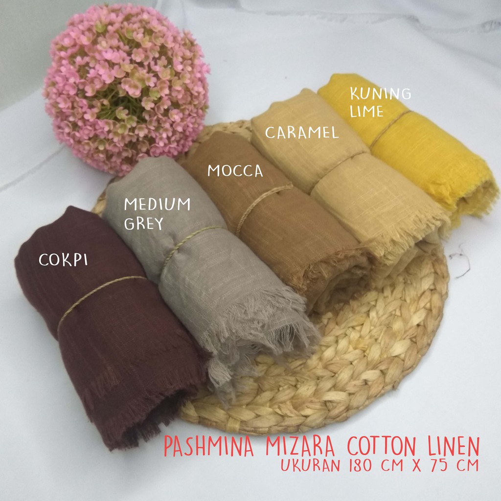 Kerudung Pashmina Mizara / Jilbab Pashmina Mizara