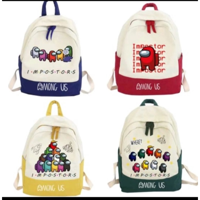 TAS RANSEL AMUNG / Korea BTS lucu/Tas Sekolah/TK/SD
