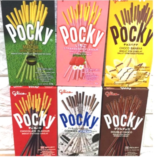 

Wafer-Biskuit- Glico Pocky Stick - Hijau -Biskuit-Wafer.