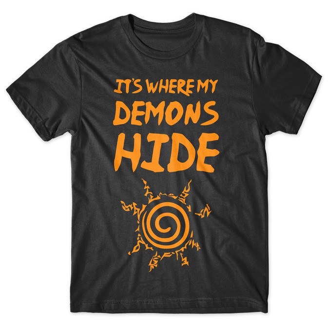 It�s Where My Demons Hide – Naruto T-Shirt/Kaos | Shopee Indonesia