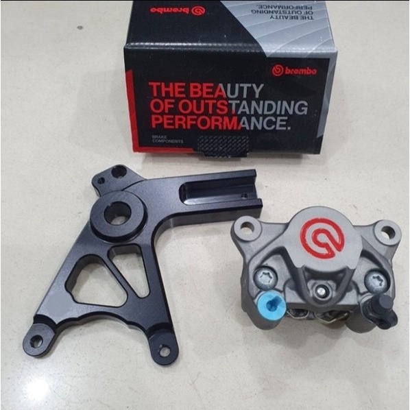 Diskon breket kaliper brembo all new ninja 250 limbah moge Alumunium dural CNC Berkualitas