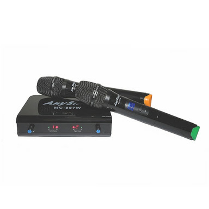 Anysing Mic Wireless karaoke MC-887W - Hitam