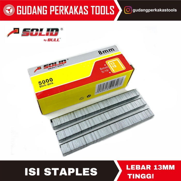 

SBO Isi staples tembak 8mm SOLID BURUAN