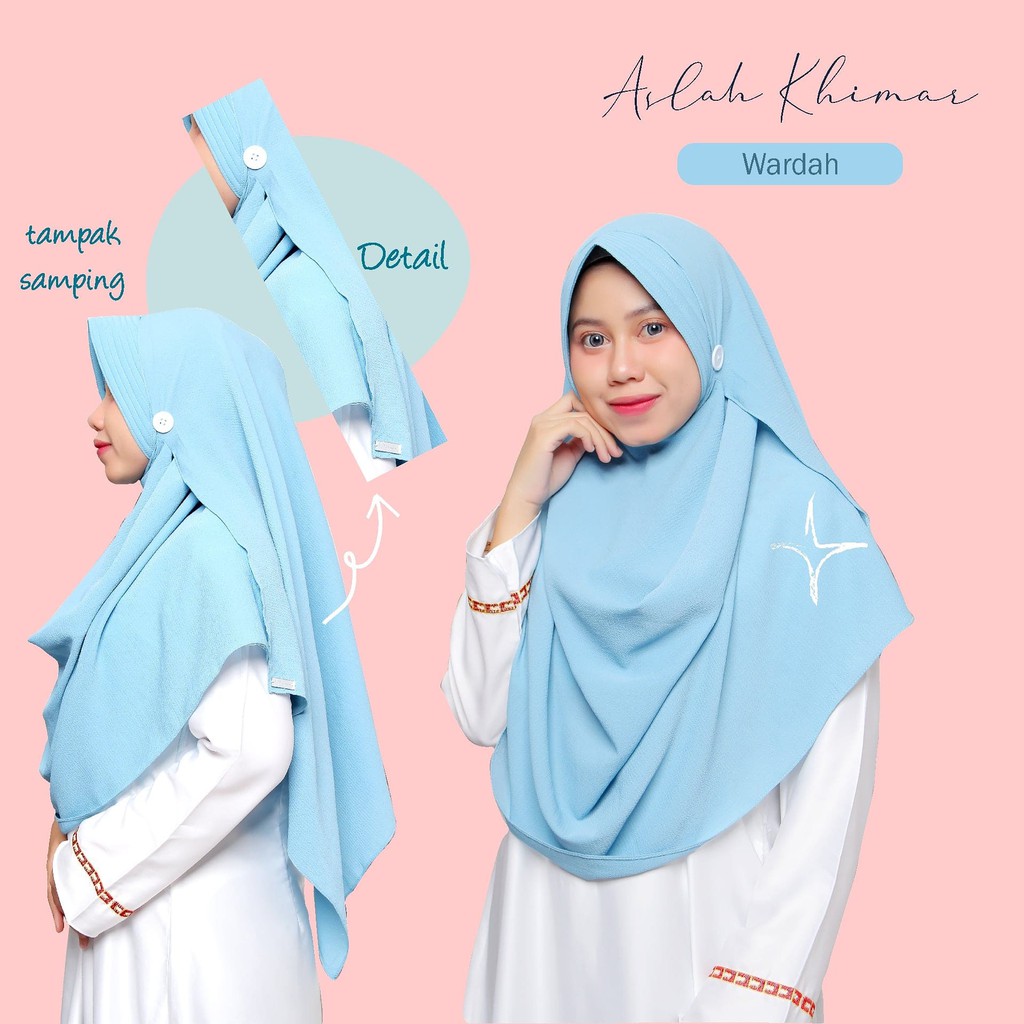 Aslah Khimar Pastel Series
