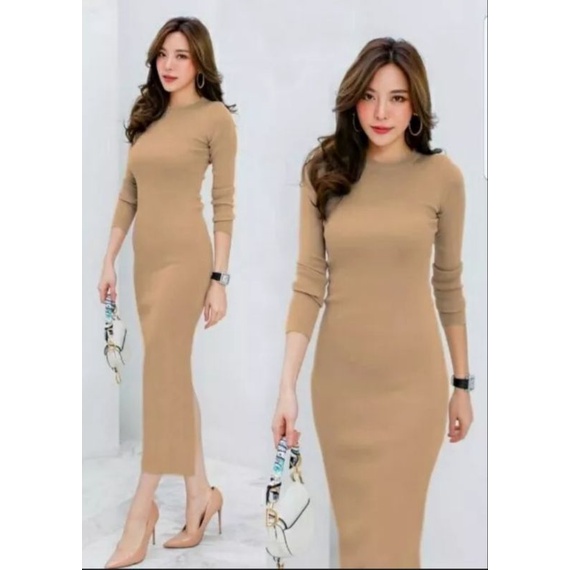 Dress bodycone rajut lagi viral di tiktok