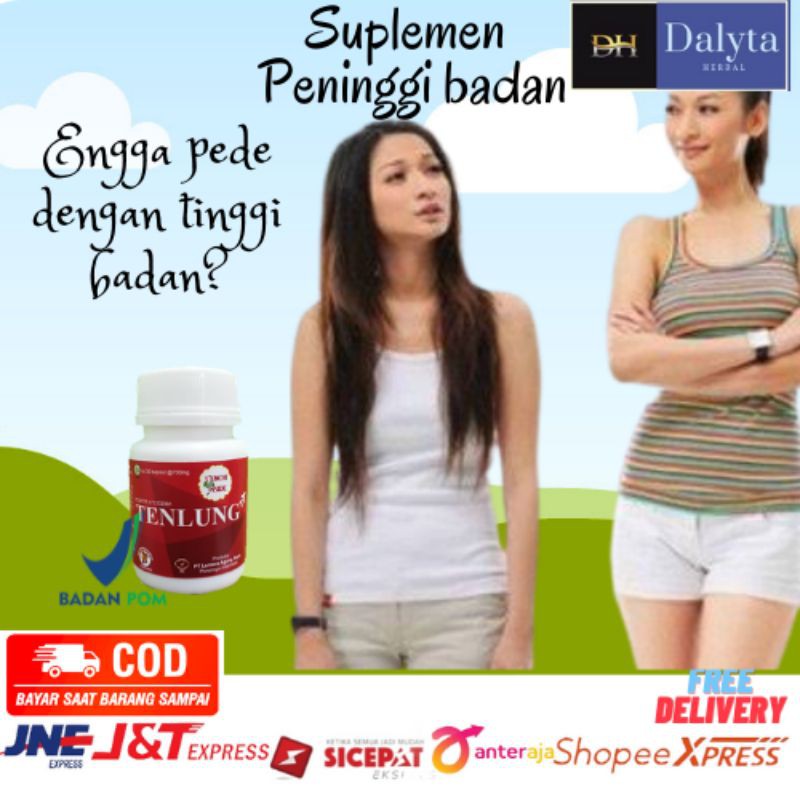 Peninggi Badan Tenlung Suplemen Peninggi Badan Meningkatkan Hormon Pertumbuhan Asli Original BPOM