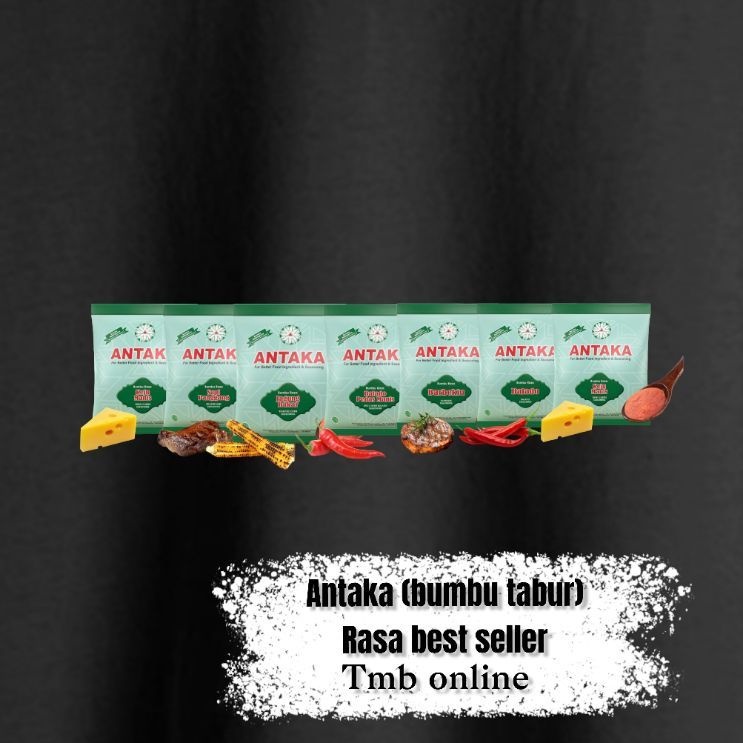 

BUMBU TABUR INSTANT / BUMBU MASAK / BUMBU MASAKAN / BUMBU TABUR ANEKA RASA SERBA GUNA ANTAKA 100 GR