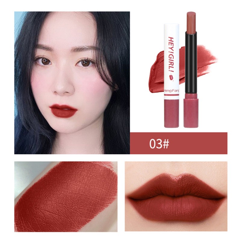 [100% Asli] Lipstik Korea 4 Warna Tahan Lama Lipstik Matte Lipstik Tahan Air Lipstick Korea Lipstick