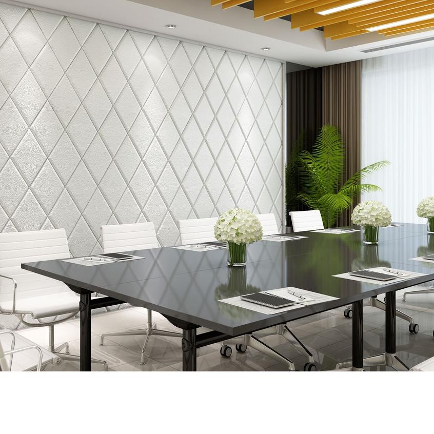 ✽ Wallpaper Foam 3D Motif Ketupat |TRIDEE DIAMOND CROC ➱