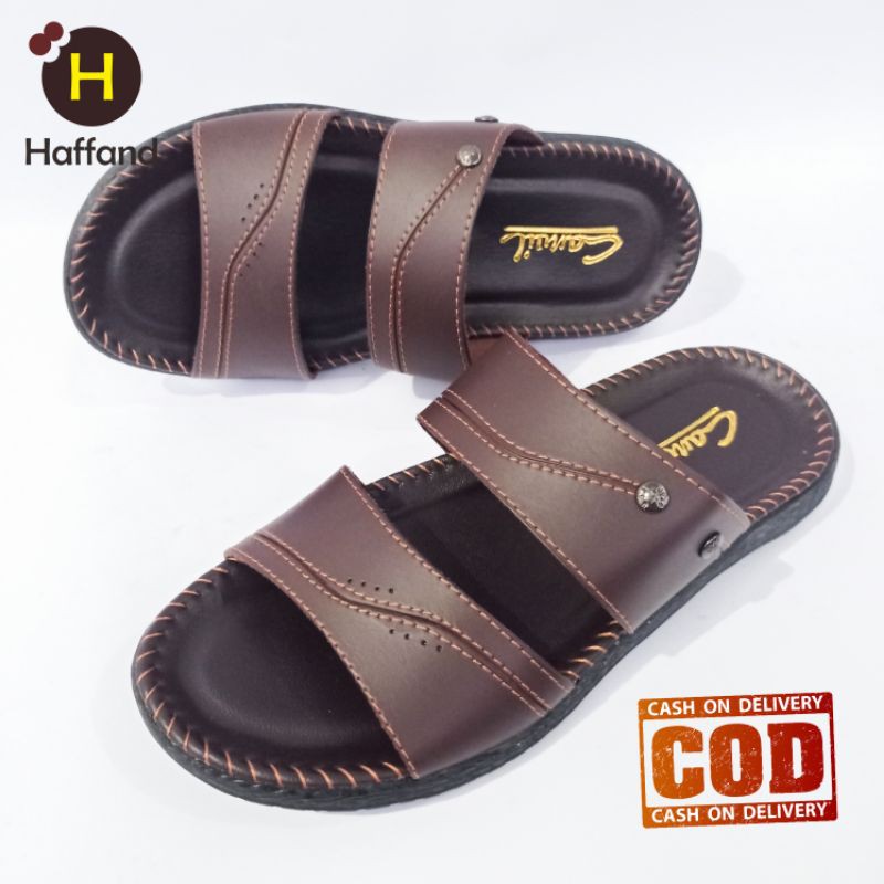 slide sandal - sandal kasual - sandal distro cowok kondangan santai dll