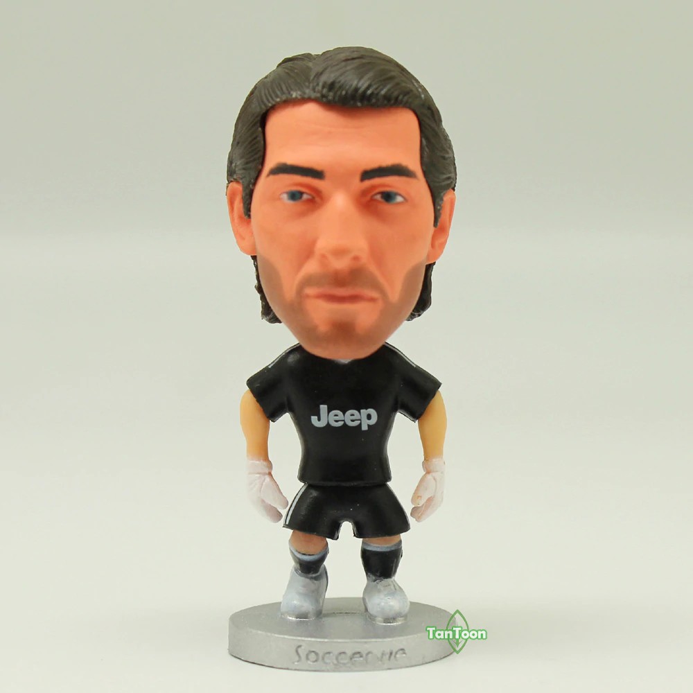 Boneka Lucu Estrella de fútbol 6,5 cm altura muñecas de resina Gianluigi Buffon 2,5 "figura de