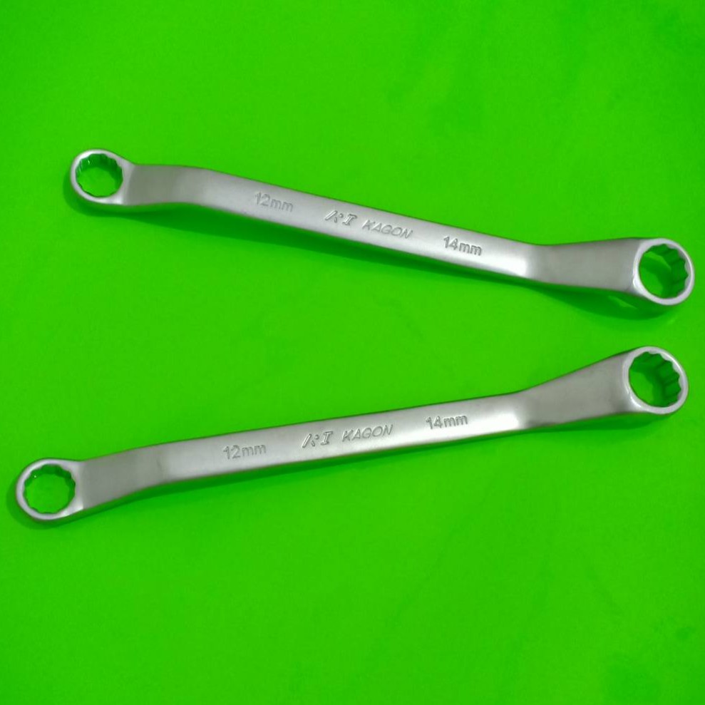 Kunci Ring 12 x 14 mm Kunci Ring 12x14 mm Kunci Double Ring 12 - 14 CR-V Kunci Ring Set Pas Set KAGO