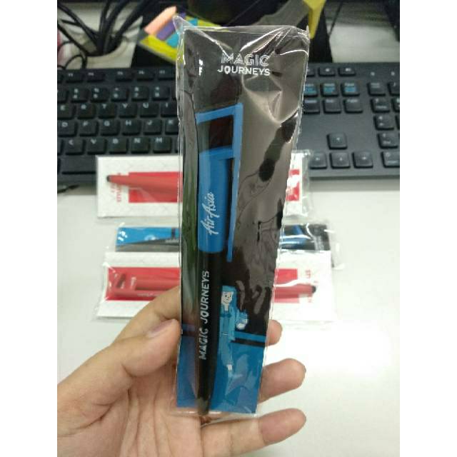 Pulpen 4 Fungsi / 4 in 1 Pen by air asia / Stylis pen by air asia