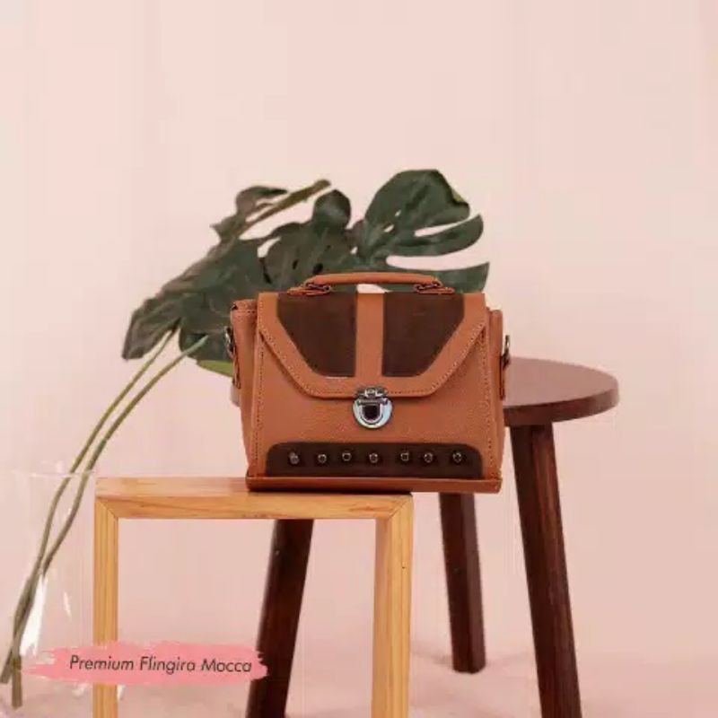 [BGP - IMPORT ELIZABETH] TAS Selempang - IMPORT MURAH REAL PIC Choco Lava Beludru Mewah #Sling - Bag