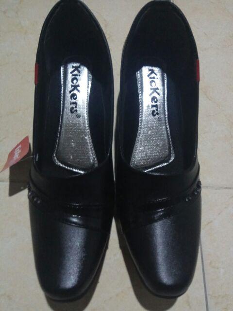 Sepatu Pantofel D21 2 Kantor Cewek Wanita Karir Termurah Kulit Sintetis Terlaris