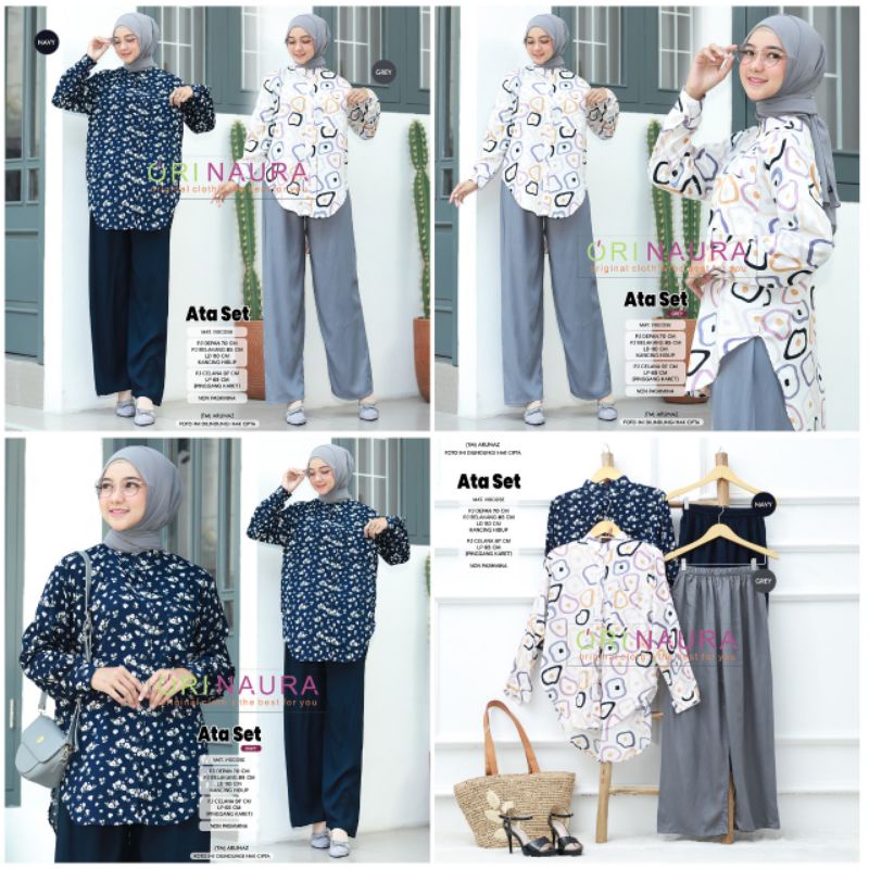 setelan wanita ata ori naura