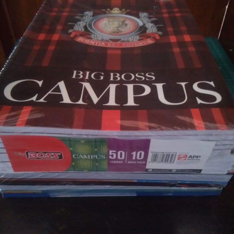 

buku tulis big boss campus 50 lembar per pak isi 10 pcs