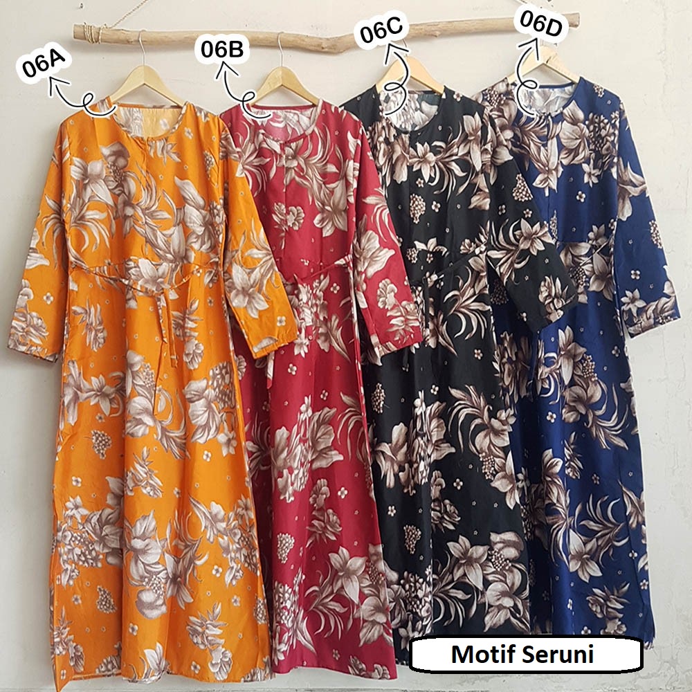 Gamis Katun Busui / Baju Gamis Motif Resleting Jepang / Dress Terbaru 2021 Jumbo Dewasa