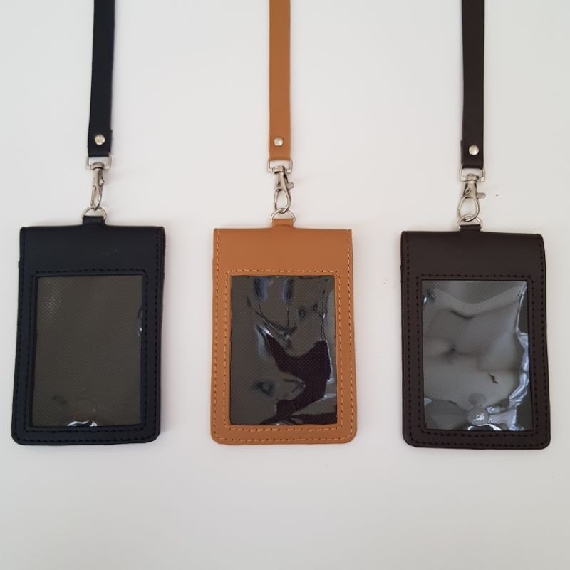 

ID Card Holder Name Tag Magnet Kulit Sintetis