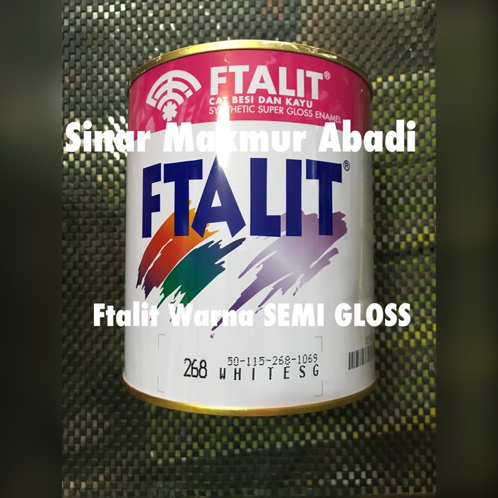 

Ftalit Kansai Cat Kayu Dan Besi Khusus Warna SEMI GLOSS 1 KG