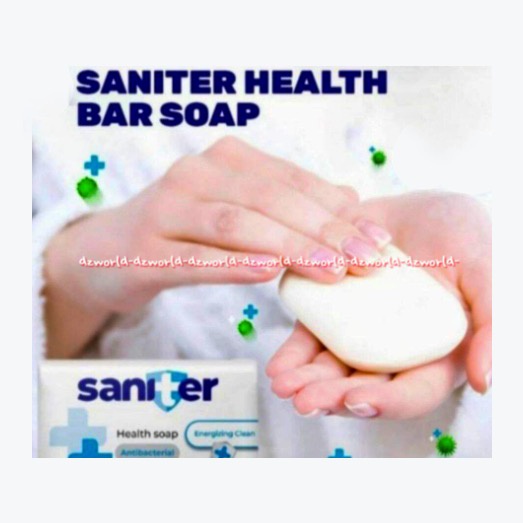 Saniter Health Soap Cool Fresh 105gr Sabun Sanitizier Sabun Mandi Sabun Batang Sanitizer Sabun Kesehatan Menghilangkan Kuman Healthy Soaps