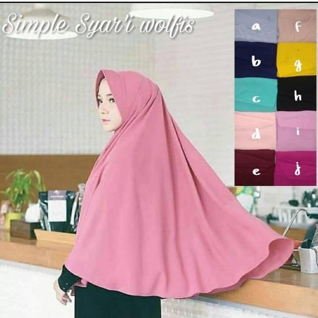 PAKAIAN MUSLIM TERLARIS TERKINI // Hijab Khimar Jilbab Kerudung Hijab Instan Hijab Syari Khimar