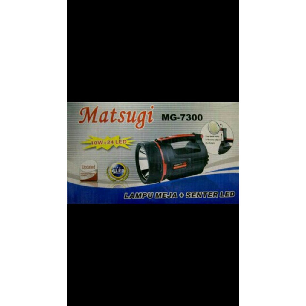 Lampu Senter LED Matsugi MG-7300. 10W 24 LED